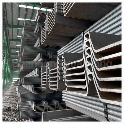 Competición de chapas de acero de tipo U y Z para materiales de construcción de presa de 12 m