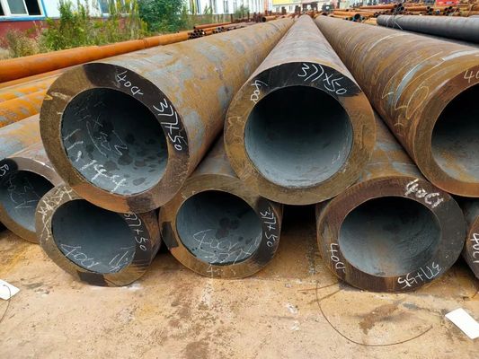 Tubo de acero sin soldadura de aleación de aleación tirada en frío / laminada en caliente para tubo hidráulico St37 St52