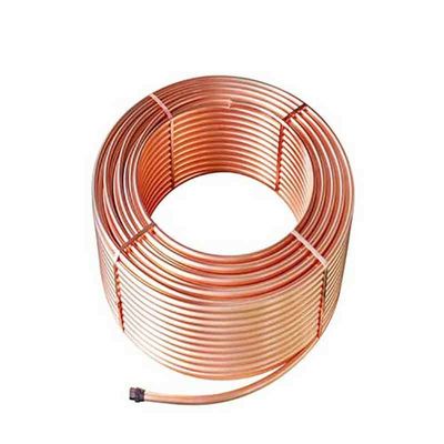 Tubos de cobre sin aleación para soluciones de enfriamiento sin costuras en diversas industrias espesor de pared 0,1 mm 50 mm