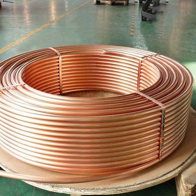 Tubos de cobre sin aleación para soluciones de enfriamiento sin costuras en diversas industrias espesor de pared 0,1 mm 50 mm