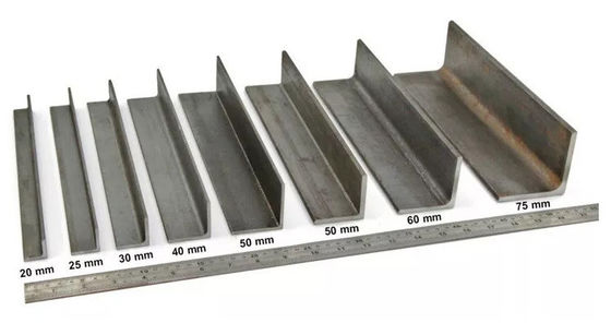 Corte de techo de acero inoxidable sin aleación laminado en caliente 70x70x5 Imagen Ángulo de acero galvanizado Estándar de hierro AiSi ASTM bs DIN GB JIS EN