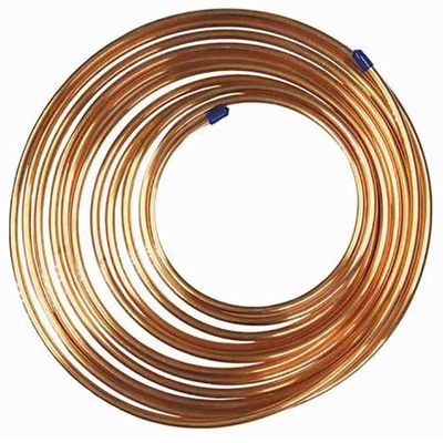 Tubo de acero de conducción hidráulica sin costura de cobre níquel sin aleación 3/8&quot; 1/2&quot; B75 para el transporte de fluidos en material de cobre