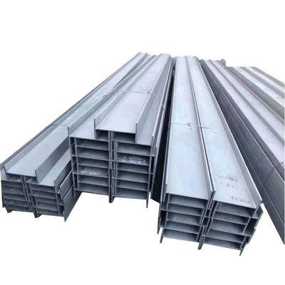 H-Beams de acero al carbono de grado Q235B JIS estándar H-Beam recubierto de zinc para cortar flexión soldadura anchura de brida 100mm-300mm