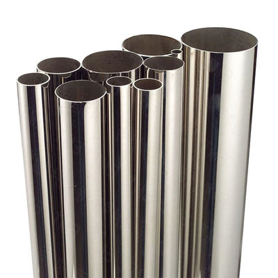 Tubo de acero inoxidable sin costura de 2500 mm de diámetro exterior EN10217-7 2 Tubo de acero metálico con servicio de descoloración