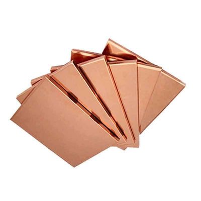 Hoja de cobre de alta pureza 99,9% para aplicaciones decorativas y arquitectónicas