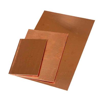 Hoja de cobre de alta pureza 99,9% para aplicaciones decorativas y arquitectónicas
