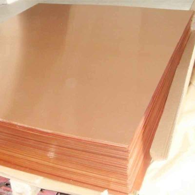 Hoja de cobre de alta pureza 99,9% para aplicaciones decorativas y arquitectónicas