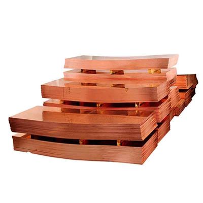 JIS ASTM DIN EN Norma ISO de grado de cobre 99.99 Hoja de cobre puro para su negocio de fabricación