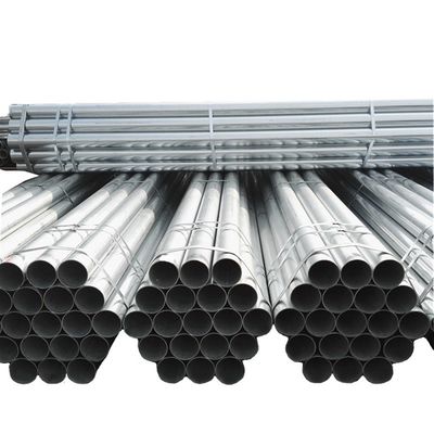 Tubo de gas sin costura negro galvanizado Q235 certificado por API para hierro fluido de espesor 18 mm Superficie galvanizada en caliente