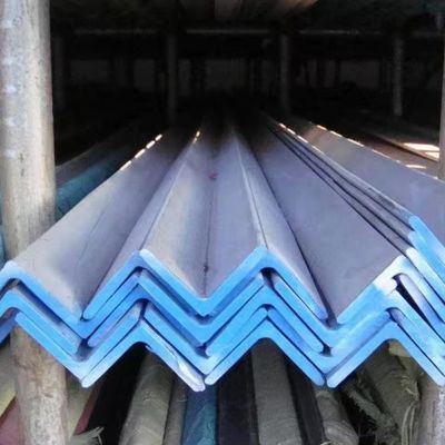 Acero de carbono negro 100x50 L de ángulo de hierro ST235JR para soportes