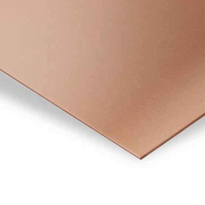 Alta pureza 99,9% Placa de cobre de hoja de cobre para la industria y la decoración