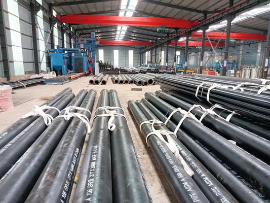 Técnica ERW Tubo de acero al carbono sin costuras para servicio de líquidos API 5ct J55 4.5 1.8m Técnica de facturación por peso real