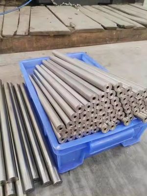Materiales duraderos de forma redonda industrial Gr5 tubo de escape de titanio sin costuras de tubo hidráulico para equipos de tratamiento térmico de gas
