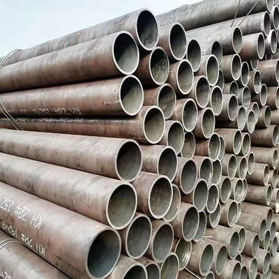 12M longitud laminado en caliente ASTM 335 p5 56 pulgadas tubo de cilindro de gas sin costura de acero al carbono para aplicaciones de alta temperatura