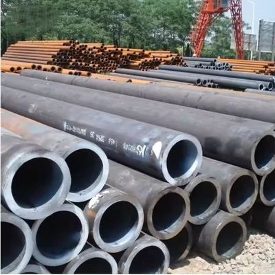 12M longitud laminado en caliente ASTM 335 p5 56 pulgadas tubo de cilindro de gas sin costura de acero al carbono para aplicaciones de alta temperatura