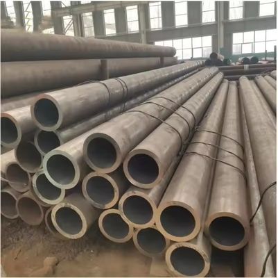 12M longitud laminado en caliente ASTM 335 p5 56 pulgadas tubo de cilindro de gas sin costura de acero al carbono para aplicaciones de alta temperatura