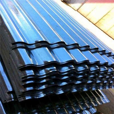 Servicio de procesamiento de descoloración de 18 calibres de color revestido PPGI PPGL chapa de acero teja corrugada para la resistencia placa de acero