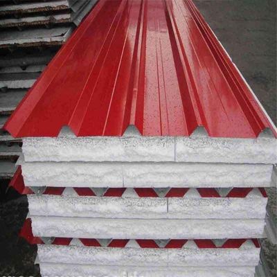 Grado de zinc Zhongyu Prepintado de aluminio con recubrimiento de color Gi Ibr hierro Acero corrugado de cubierta con espesor 0,12-4