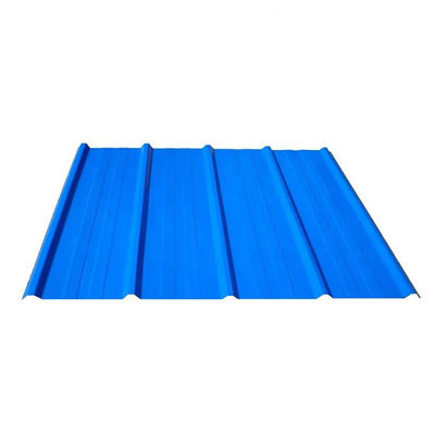 Techo metálico recubrido de color de madera corrugada de espesor de 0,2 mm a 0,6 mm, con una superficie regular y una superficie regular