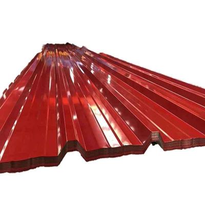 AZ61-AZ90 Revestimiento de color personalizado Prepintado Galvanizado Placa corrugada Chapa de techo de bobina