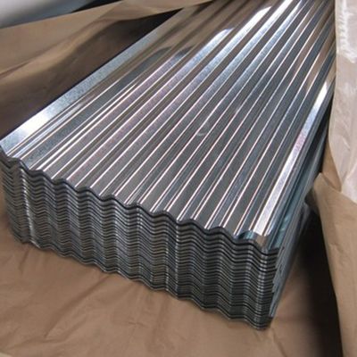Tratamiento de pasivación Capa revestida de zinc Techo de construcción Techo galvanizado Capa de acero corrugado