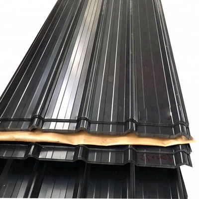 Tratamiento de pasivación Capa revestida de zinc Techo de construcción Techo galvanizado Capa de acero corrugado