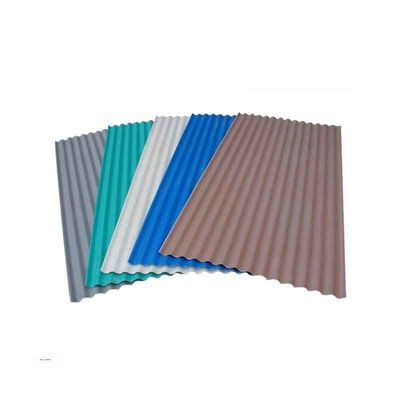 Servicio de procesamiento de perforación GI Hoja de acero corrugado Hoja de metal galvanizado Techo para material de techado