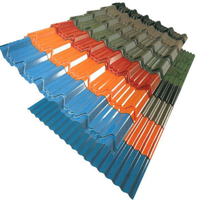 Servicio de procesamiento de perforación GI Hoja de acero corrugado Hoja de metal galvanizado Techo para material de techado