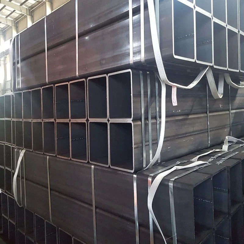 40*80 Tubos de acero pre galvanizados cuadrados y rectangulares soldados Tubos de acero huecos de tamaño 4 x 4 pulgadas de aleación o no de aleación