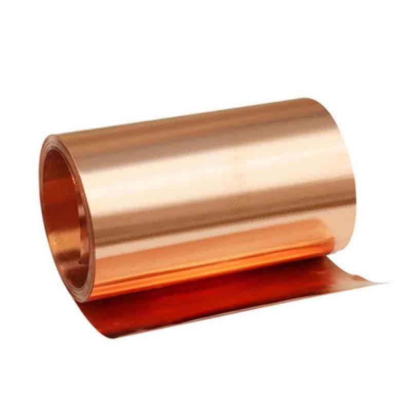 Rollo de cinta conductora de papel de cobre fino para baterías industriales de litio - Servicios de corte por transformación industrial y flexión