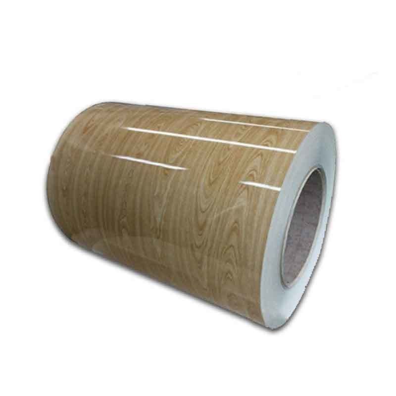 Patrón de madera PPGI bobinas de acero GI Colorido para los clientes Muestras Color RAL en Prime