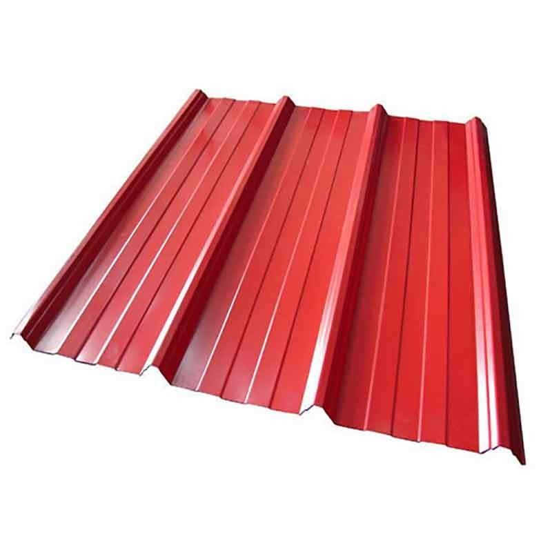 PPGI paneles de cubierta de metal de hierro zinc galvanizado corrugado con servicio de procesamiento de perforación y color personalizado
