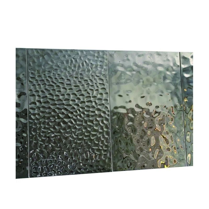 304 420 SUS316 Hojas corrugadas de acero inoxidable martillado laminado en caliente laminado en frío Técnica n°3 Superficie de acabado Género de producto