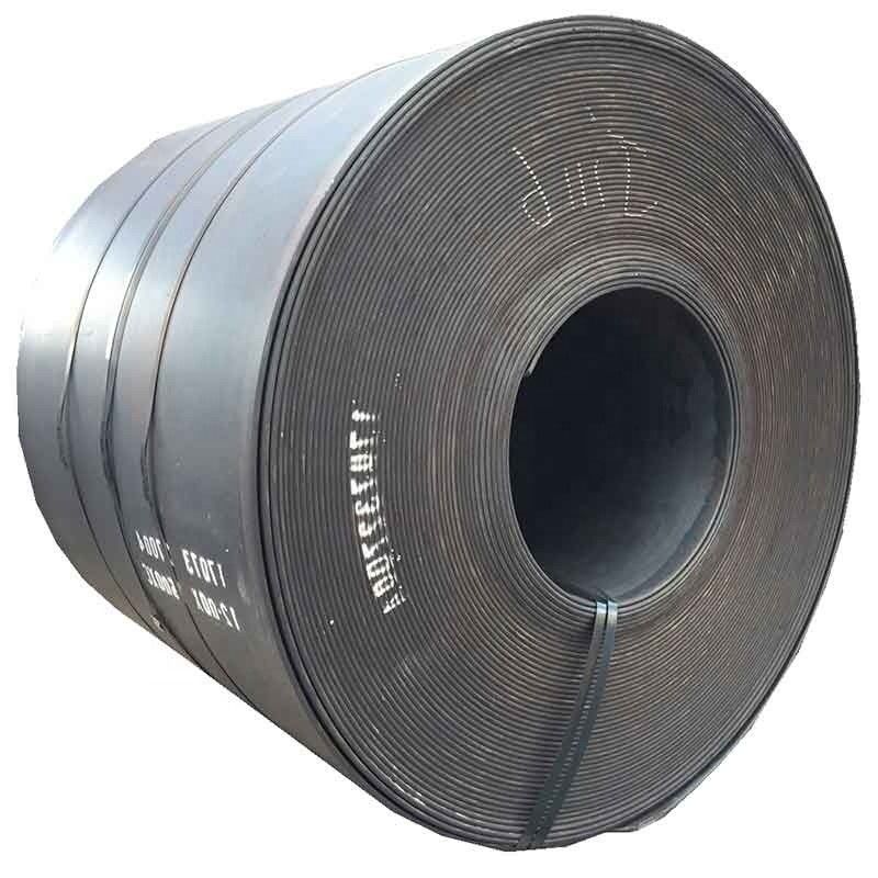 Estándar ASTM espesor personalizado Q235B laminado en caliente A572gr65 C1022 Q345 5mm 10mm 15mm bobina de acero al carbono suave para construcción