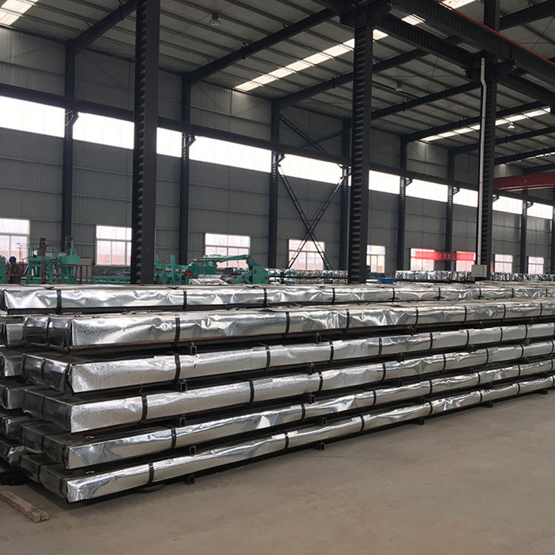 Zhongyu Zic 30-150g Plata de techo de acero ondulado galvanizado cubierta de zinc para edificios con servicio de perforación