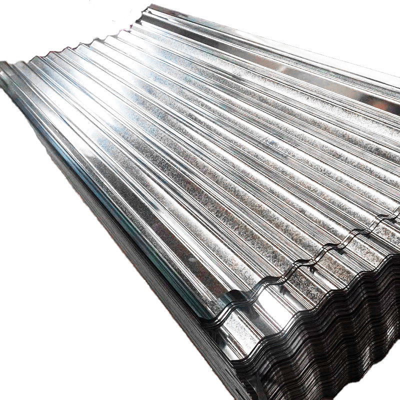 la resistencia de la placa de acero zinc galvanizado DX51D DX52D 20 calibre de cubierta de metal corrugado para la hoja de techo corrugado personalizado