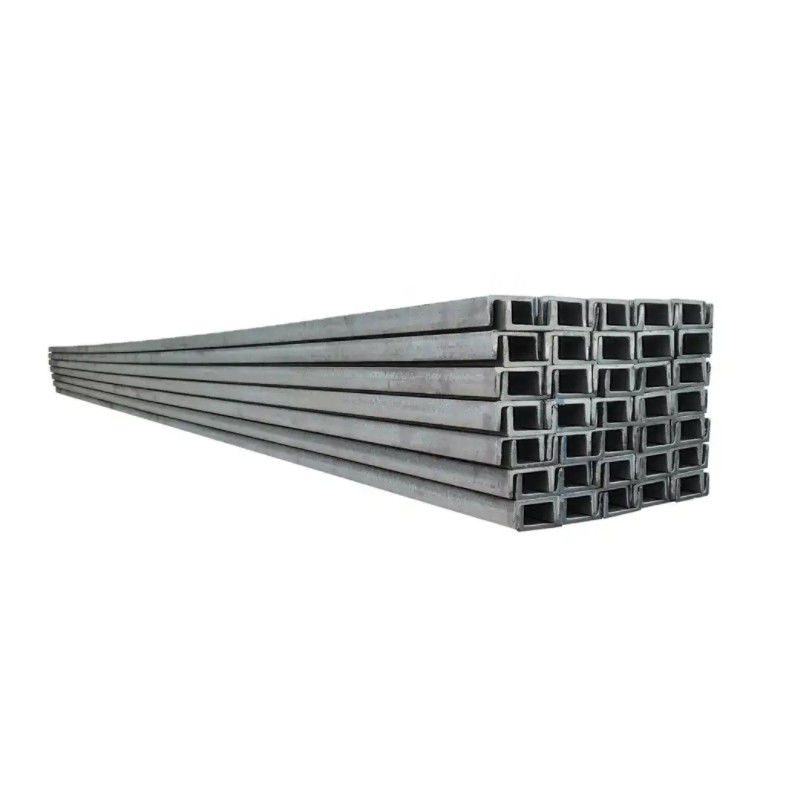 1-12 m de longitud Materiales de construcción laminados en frío de hoja galvanizada fina de acero doble canal U Tamaño de hierro para construcción