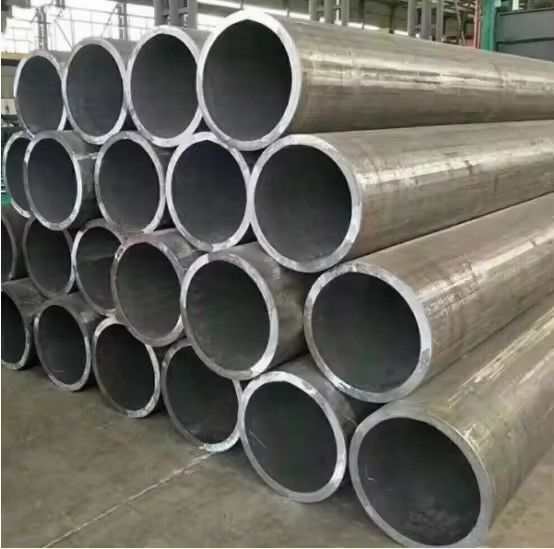 Tubo de acero al carbono sin costura para la construcción sin engrasar 1m longitud forma de sección redonda
