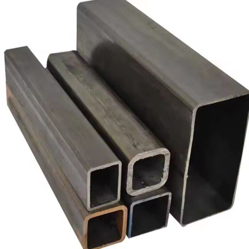 Tubo cuadrado laminado en caliente AISI 1020 de grado automotriz S355JR con superficie pintada de hierro negro de carbono 20x20 mm de acero sin costuras