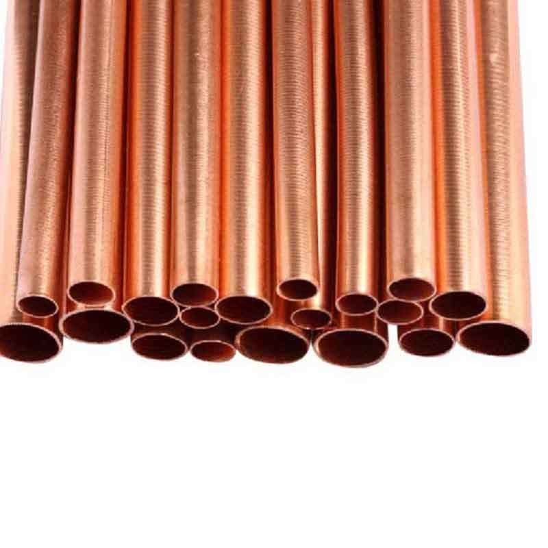 Tubos de cobre sin aleación para soluciones de enfriamiento sin costuras en diversas industrias espesor de pared 0,1 mm 50 mm