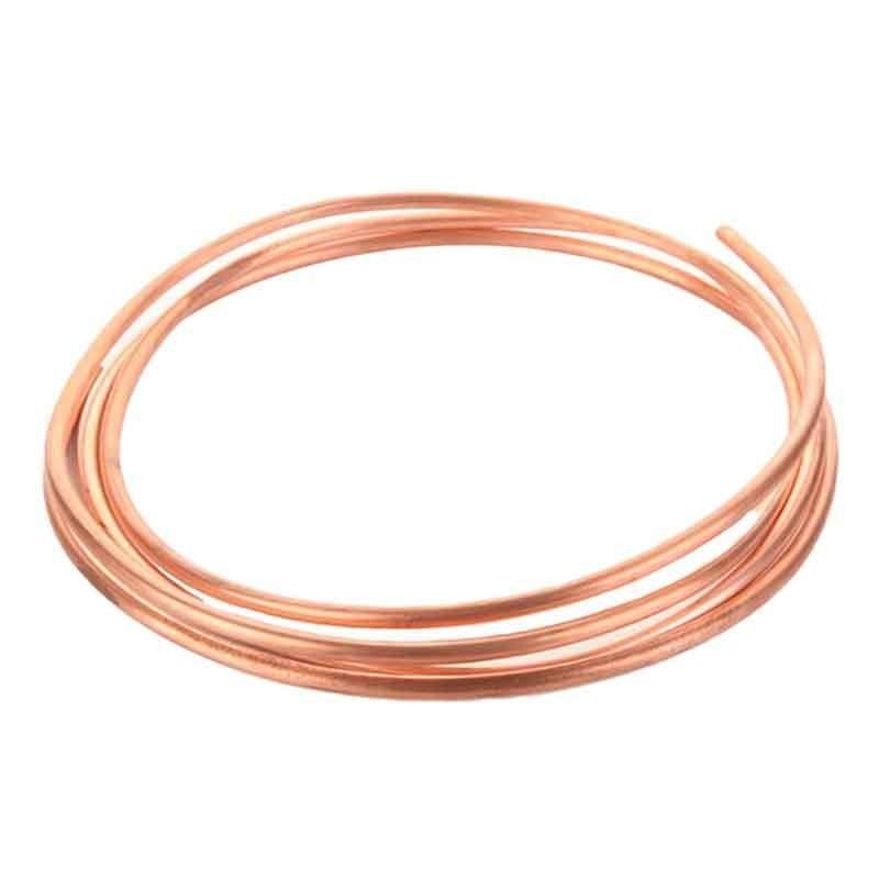 99.90% Cu ASTM B75 Cobre Níquel Sch XS Tubo de acero de conducción hidráulica sin costura 3/8" 1/2" Tubo de fluido sin costura Tubo de cobre