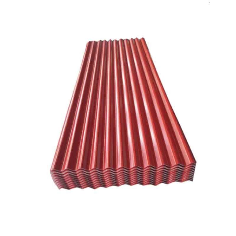 Z30-Z40 Revestimiento de paneles de cubierta metálicos de hierro zinc galvanizado de PPGI corrugado para materiales de construcción de acero