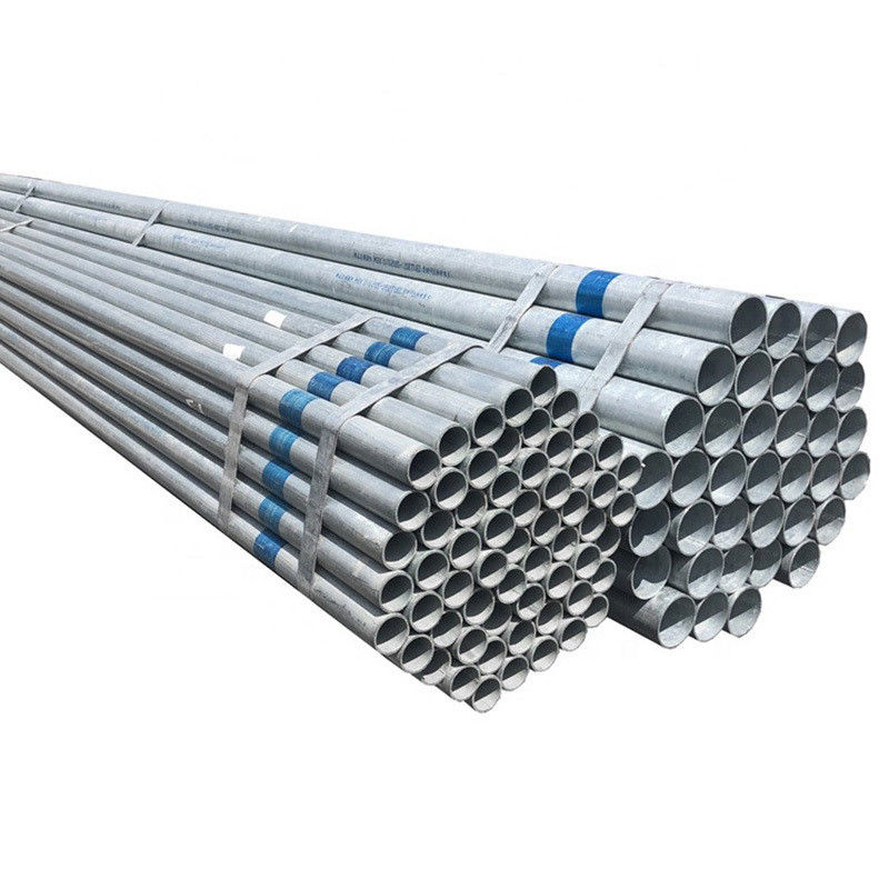 Tubo de gas sin costura negro galvanizado Q235 certificado por API para hierro fluido de espesor 18 mm Superficie galvanizada en caliente
