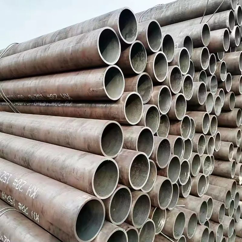 12M longitud laminado en caliente ASTM 335 p5 56 pulgadas tubo de cilindro de gas sin costura de acero al carbono para aplicaciones de alta temperatura