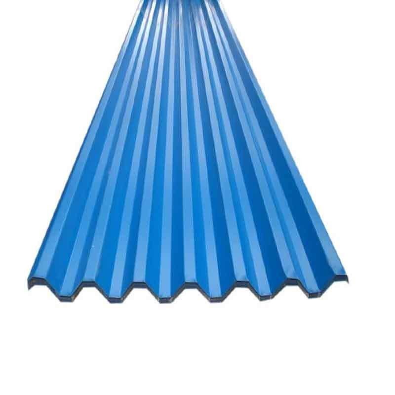 Ancho 700-2000MM Full Hard 18 Gauge Color Coated PPGI PPGL Hoja de acero para techo corrugado Zhongyu
