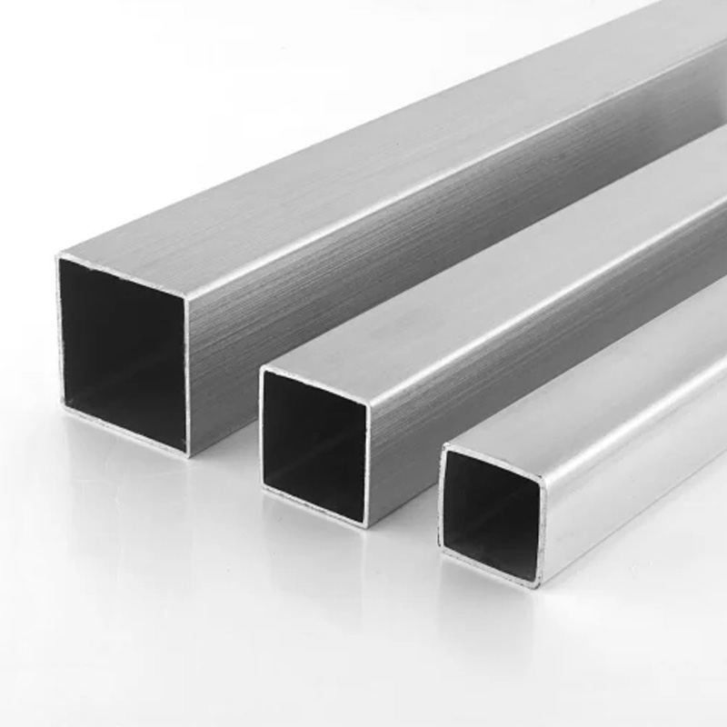 Tubo de tubería cuadrada de ingeniería de precisión Tubos de acero inoxidable Cuadrado 20x20 304 Acero sin costuras para estantería de pared