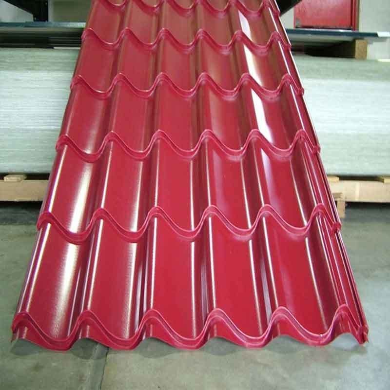 Grado Color tablero corrugado laminado en frío 0,12-6 mm Técnica laminado en caliente ppgi hoja de techo de metal corrugado 30-275 g/m2