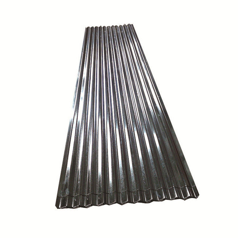Decoiling 0.4mm 24 Gauge Galvanizado 4ft x 16ft 35 Hojas de hierro de chapa Hojas de acero corrugado Tejas de acero agitar Techo paneles metálicos